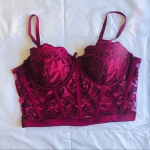 Burgundy Corset